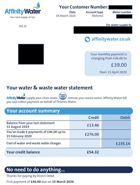 pba water bill